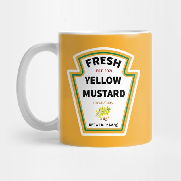 Fresh Yellow Mustard Label Costume by SamArtsify